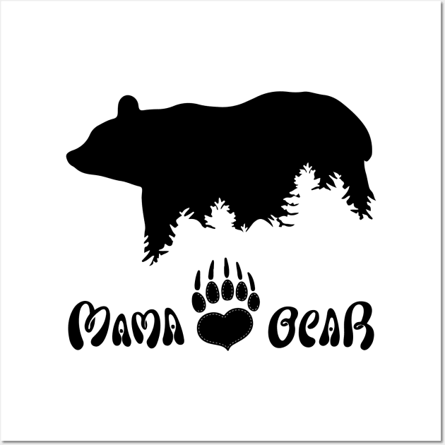 Mama Bear Wall Art by Work Memes